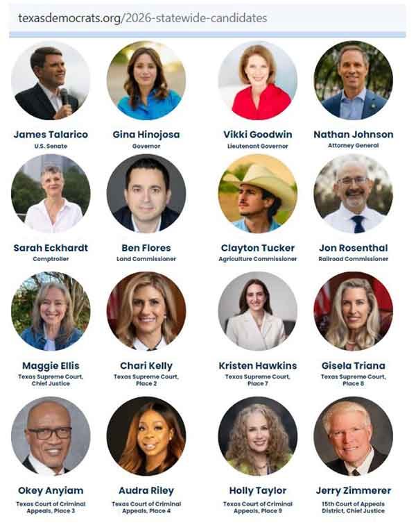 2026 Democratic Candidates
